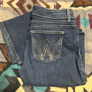 Wrangler Women's Dark Blue Flare Jeans